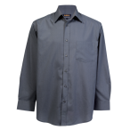 Mens Basic Shirt Long Sleeve Grey